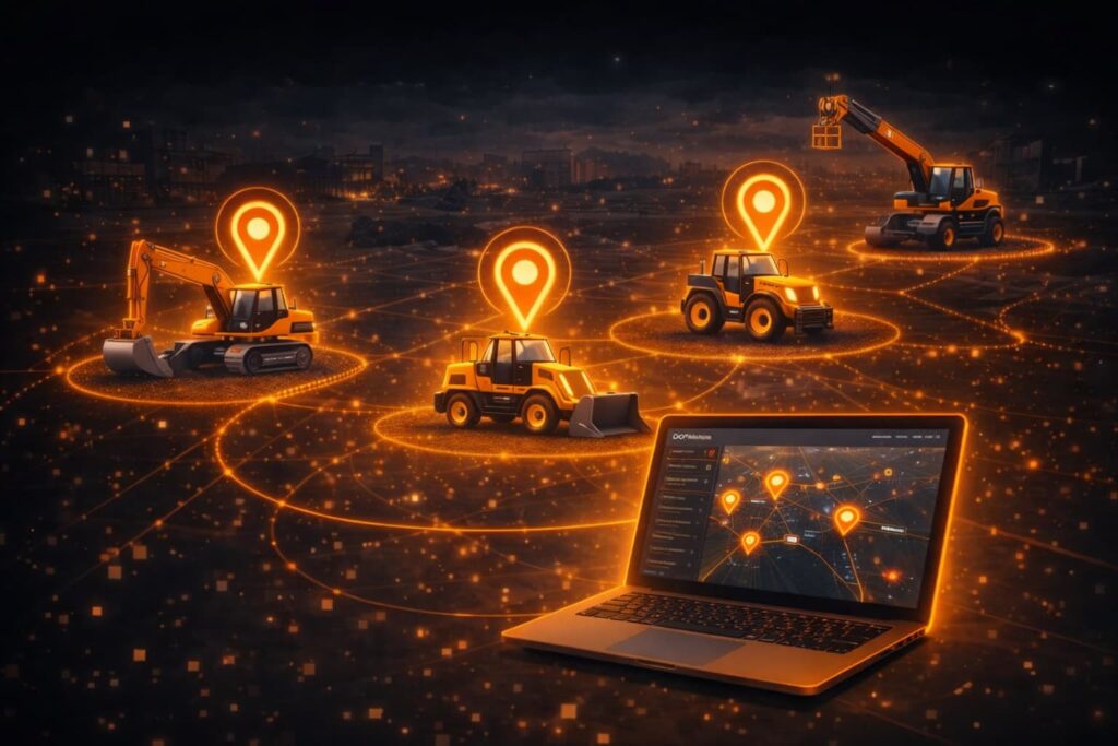 GPS macchine movimento terra, operatrici e sollevatori